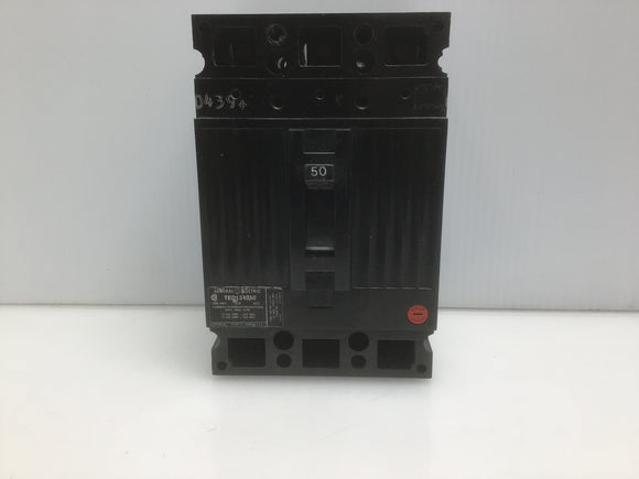 CIRCUIT BREAKER TED134050 General Electric 3 POLE 50 AMP