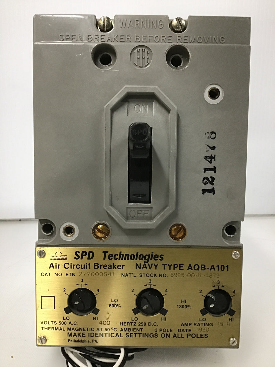 Circuit Breaker AQB-101 Navy Type – AA Electric Surplus
