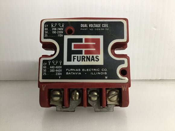 Coil Furnas D2936-32 Dual Voltage