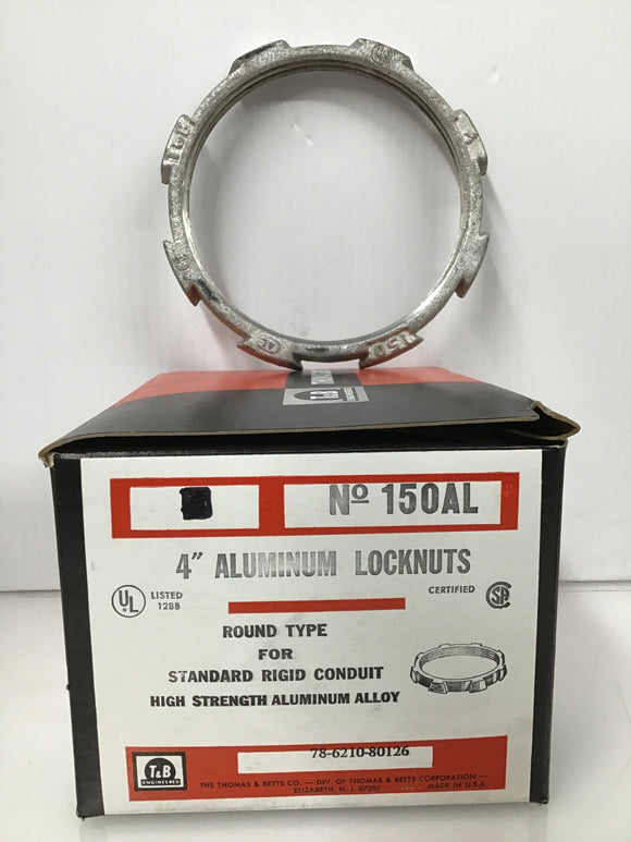 Locknut T&B 4” 150 Aluminum