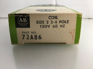 Coil Allen Bradley 72A86 New