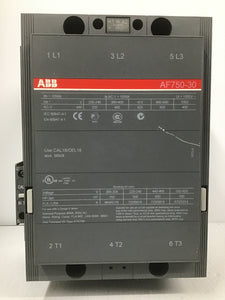 Contactor AF750-30 ABB 1050 Amp