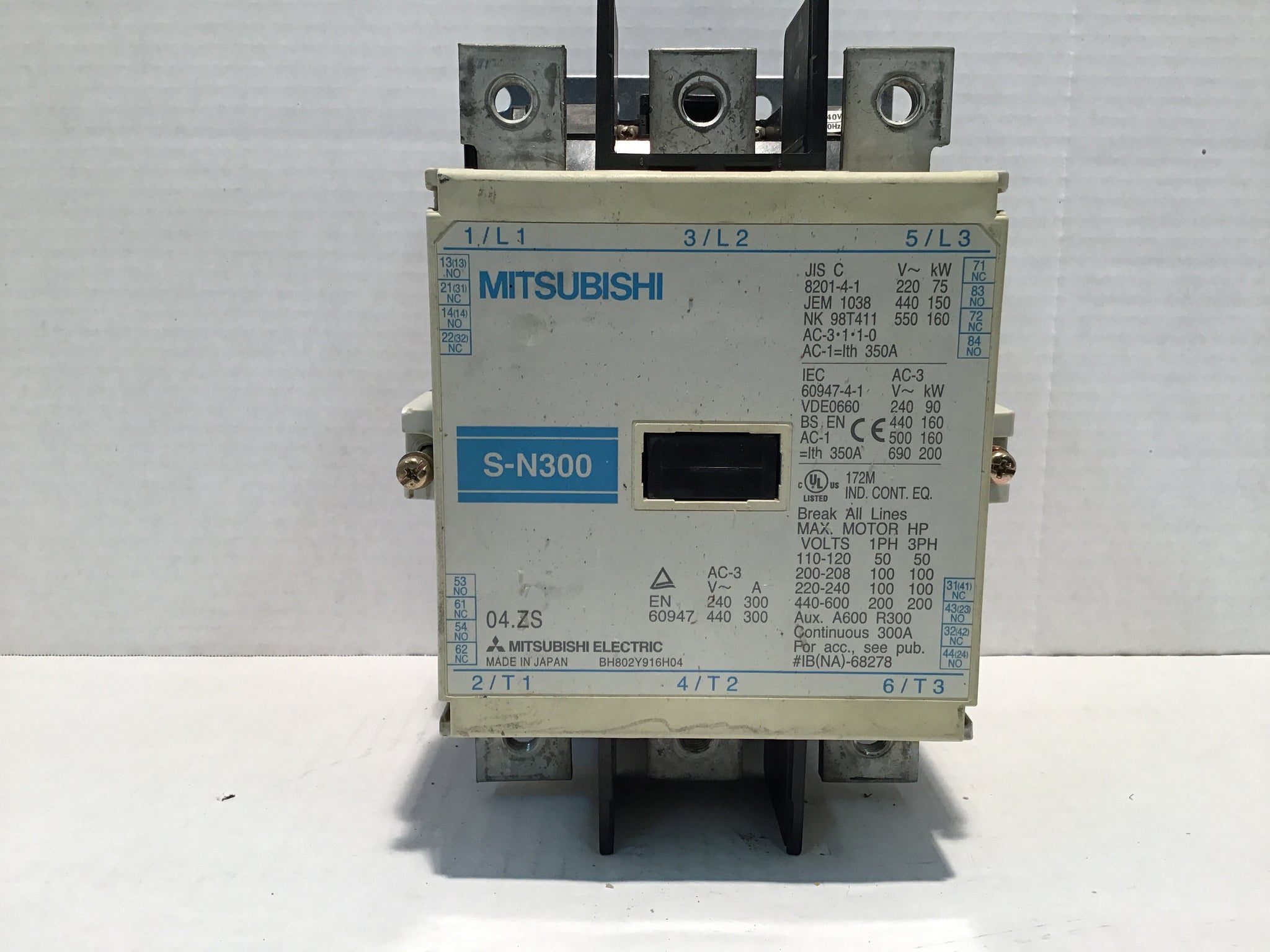 三菱電機 S-N300 AC100V NN : Mitsubishi Electric MS-N Series Non-Reversible